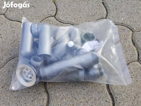 Mosogató csőkészlet túlfolyóval