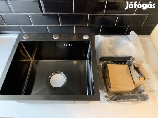 Mosogató tálca 45x40cm új komplett szett ! 