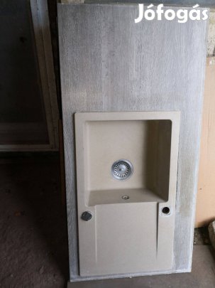 Mosogatótálca, kerámia, 77x45 cm