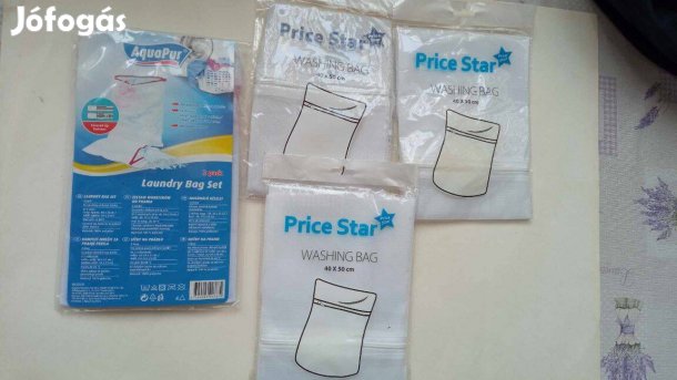 Mosóháló mosózsák fehér és fekete 8 db 2000 Ft