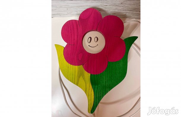Mosolygós virág gyereklámpa falikar