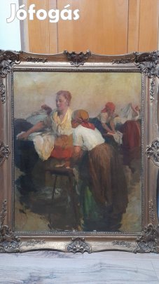 Mosónők a pataknál