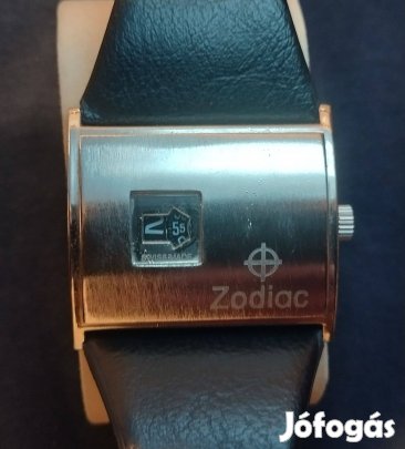 Most Bp-en! Zodiac svájci Mechanikus karóra Forgótárcsás "Jump Hour"