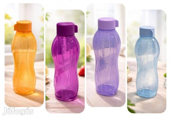 Most, bomba áron! Tupperware csavaros Öko palack 1l Új, akciós