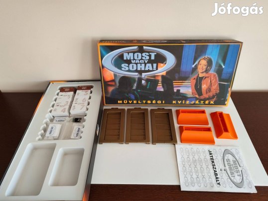 Most, vagy soha retro műveltségi kvízjáték, társasjáték