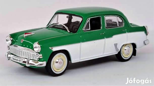 Moszkvics 407 modellautó 1:43 új bontatlan eladó