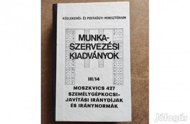 Moszkvics 427 Műhely javítási és iránynormák