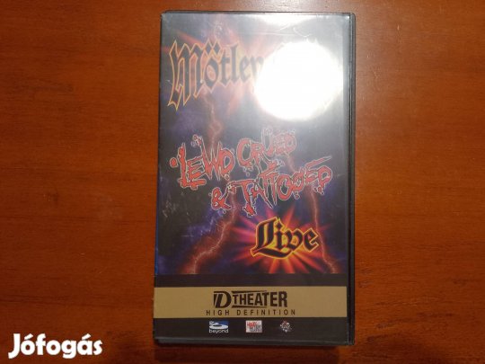 Motley Crue: Lewd, Crued & Tattooed D-Theater D-VHS HD VHS kazetta