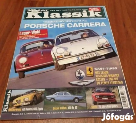 Motor Klassik 1/2005 25 Jahre AUDI Quattro Porsche Carrera NSU RO 80