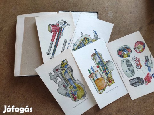 Motor Moped Robogó javítási kezelési karbantartási könyv 1962