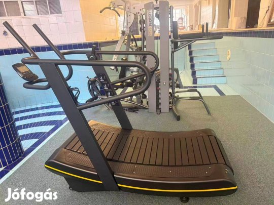 Motor nélküli, professzionális futópad 8 ellenállási szint, 150 kg,