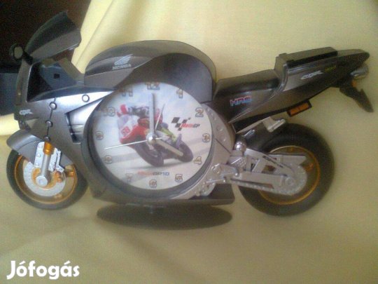 Motorkerékpár asztali óra