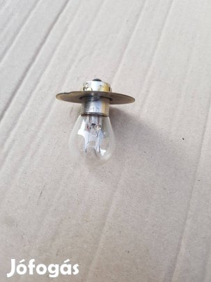 Motorkerékpár motor első lámpához tartozó égő foglalat Anyaga réz