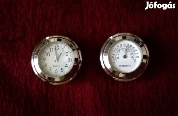 Motorkerékpár óra és hőmérő szett eladó!