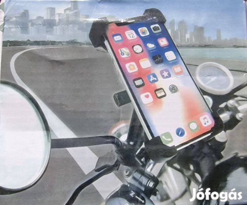 Motorkerékpár robogó Kerékpár MTB stb. telefontartó 360° forgatható tü