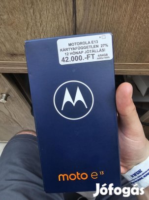 Motorola E13 Dual Sim 64 GB, 12 hó garancia