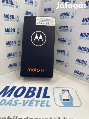 Motorola E13 Dual Sim, 12 hó garancia