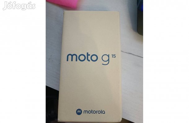 Motorola Moto G15 8/128GB, Szürke Új Garancia Bontatlan