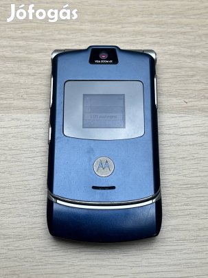 Motorola Penge Razr V3 Cosmic Blue mobiltelefon vintage
