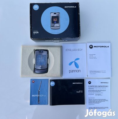 Motorola Razr V3 Yettel függő telefon dobozában