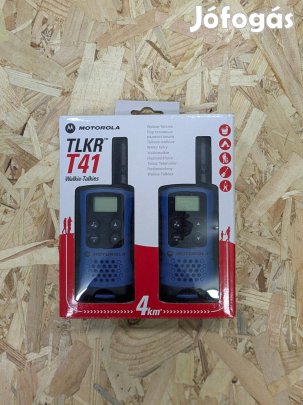 Motorola Tlkr T41 walkie talkie pár újszerű, dobozában