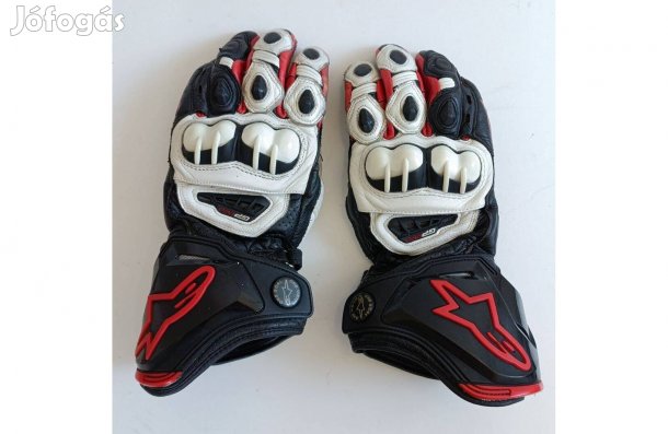 Motoros Bőrkesztyű, XL-es Alpinestars, GP Pro, szép állapot,