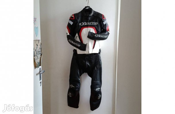 Motoros Bőrruha, 48-as Alpinestars, Szép Állapot