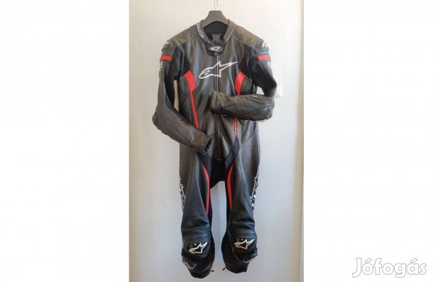 Motoros Bőrruha, Alpinestars, 52-es, Tech Air, Egyrészes, Újszerű