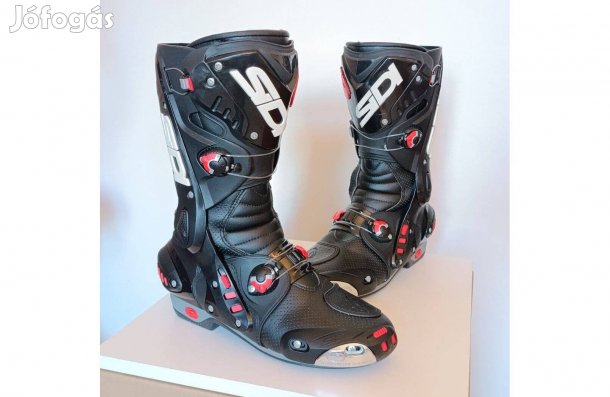 Motoros Csizma, 43-as. Sidi Vortice, Újszerű Állapot