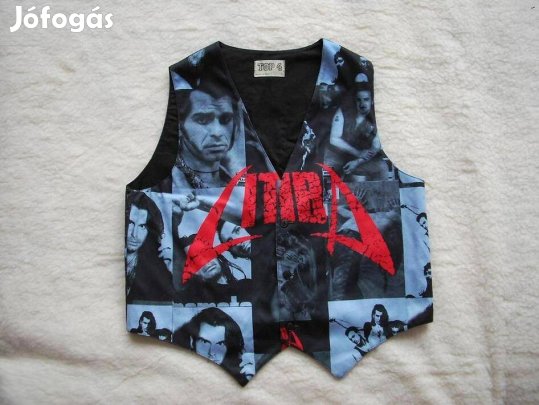 Motoros, rocker mellény (L-es)