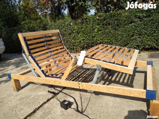 Motoros ágyrács, távirányítóval állítható, méret:100x200cm