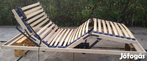 Motoros ágyrács, távirányítóval állítható, méret:80x200cm