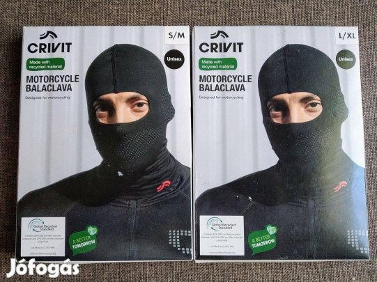 Motoros arcmaszk Balaclava Új Prémium Minőség S-M Vagy L-XL Méret 1-1