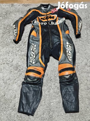 Motoros bőr ruha KTM