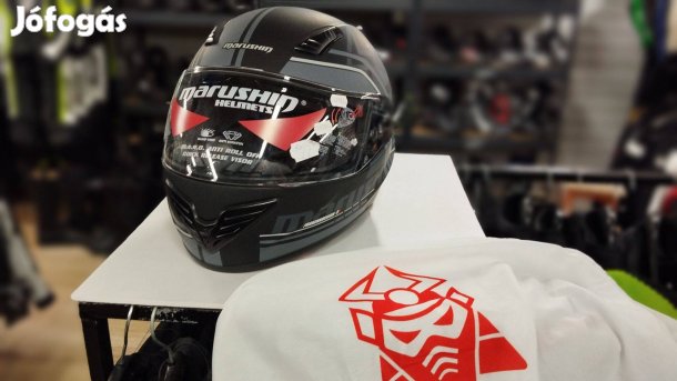 Motoros bukósisak / Marushin / - XL-es méret!!! Üvegszál!!!