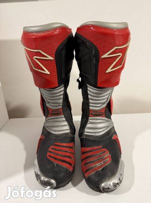 Motoros csizma 43 Diadora bőr+ protektor! 