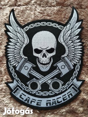 Motoros csontváz felvarró nagy