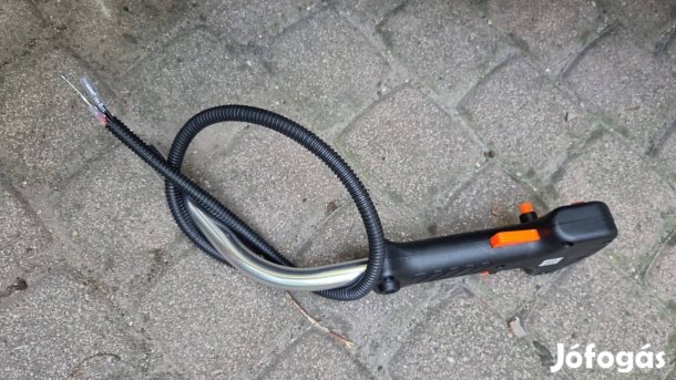 Motoros fűkaszához, alumínium gázkar, gázoló markolat, gázoló szektor