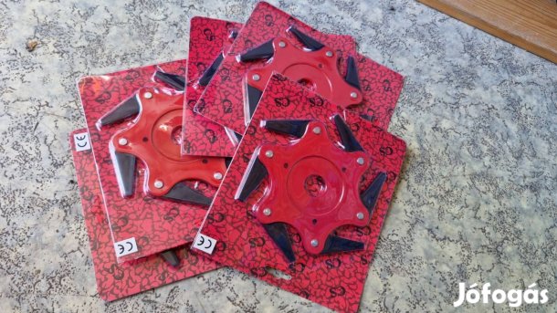 Motoros fűkaszához, forgólapkás betétes kétoldalas bozótvágó penge