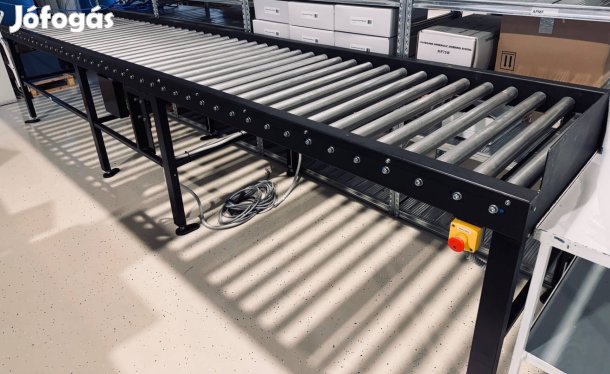 Motoros görgős szállítószalag, szállítópálya