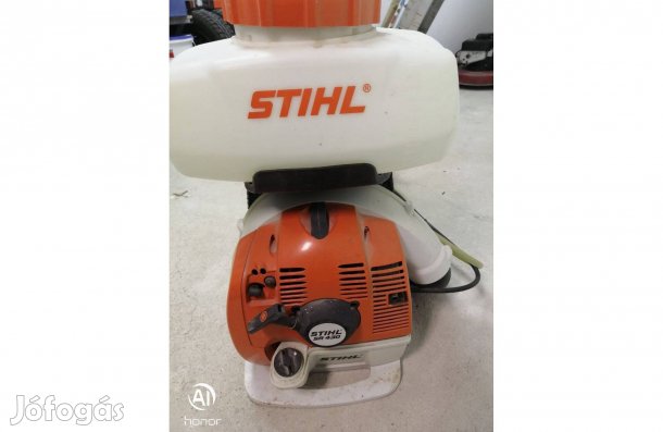 Motoros háti permetező gép