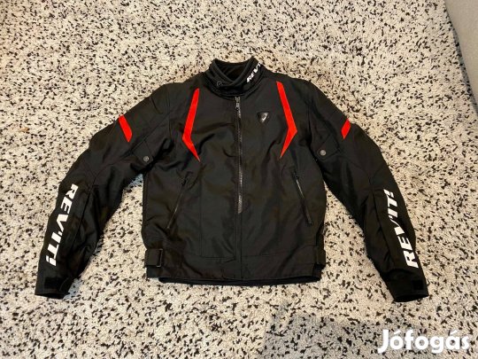Motoros kabát: Revit, Jacket Jupiter 2, Black-RED, L + Revit, Seesoft
