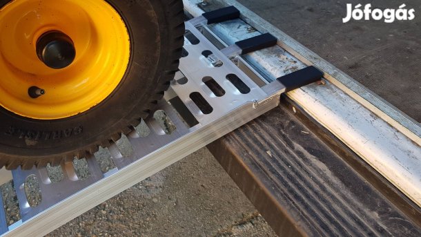 Motoros rámpa 340kg teherbírás alumínium felhajtó fűnyíró traktor