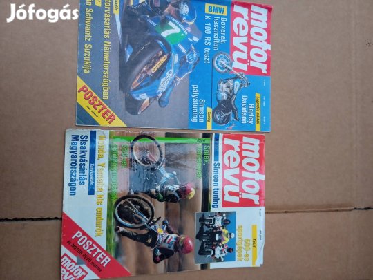 Motorrevü újságok 
