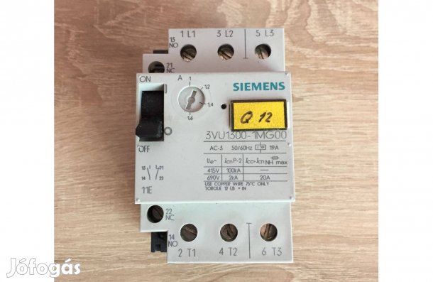 Motorvédő kapcsoló Siemens 1 - 1,6 A