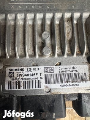 Motorvezerlő SID 801A 5WS40146F-T 9657544780