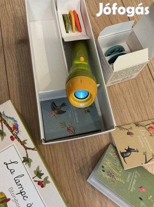 Moulin Roty - Diavetítő zseblámpa - Mesevetítő: Kiskertem