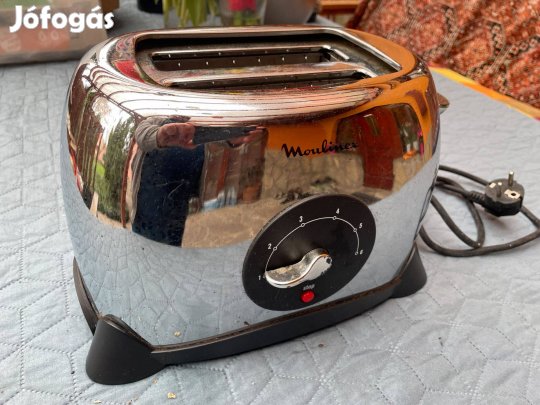 Moulinex kenyérpirító inox fém burkolat
