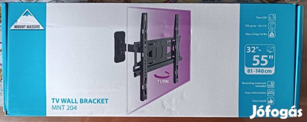 Mount Massive MNT 204 TV fali konzol, új, forgatható
