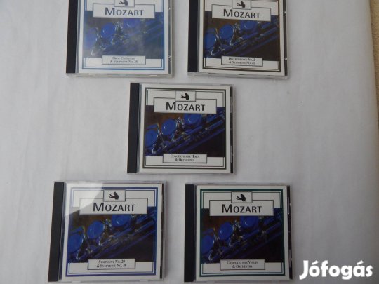 Mozart Figaro Házassága és Különböző Szimfóniák 5 CD-s Szettben